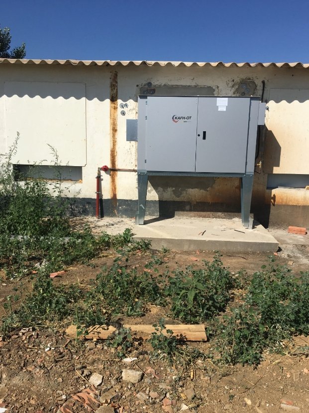 Armario de Regulación de Gas Propano en Granja Avícola